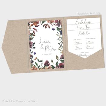Einlegekarten-Bundle "Her Flowers" B6