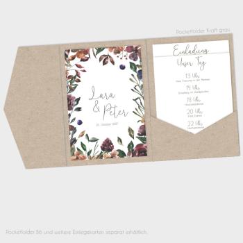 Einlegekarten-Bundle "Her Flowers" B6
