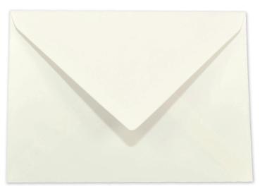 Briefumschläge - Briefhüllen in ivory, DIN B6 120g/m² oF, Nassklebung