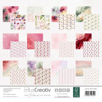 Preview: LaCreativ - Designpapier "Weinliebe" Paper Pack 6x6" - 24 Bogen
