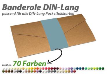 Banderole DIN-Lang blanko