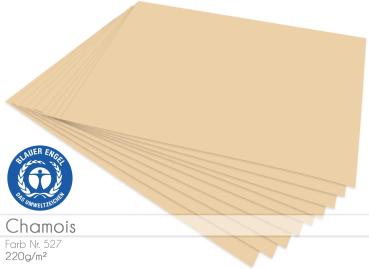 Cardstock "Basic" - Bastelkarton 220g/m² DIN A4 in chamois