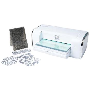 Sizzix Big Shot Switch Plus "Starter Kit" (A4) Stanzmaschine elektrisch, weiß