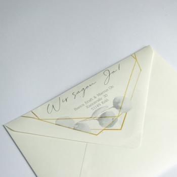 Briefumschlag DIN C6 blanko (eigenes Design)