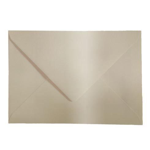 Briefumschlag DIN C6 120g/m² oF Nassklebung in metallic sand