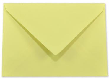 Briefumschlag DIN C6 120g/m² oF Nassklebung in gelb