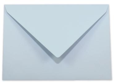 Briefumschläge - Briefhüllen in hellblau, DIN A5 120g/m² oF, Nassklebung