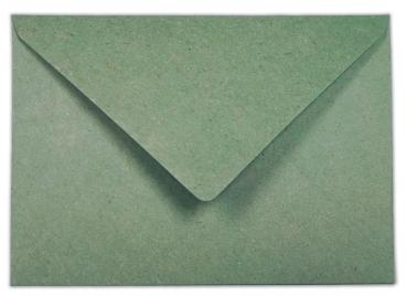 Briefumschlag DIN C6 100g/m² oF Nassklebung in kraft salbei