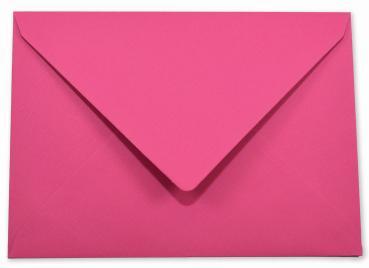Briefumschläge - Briefhüllen in struktur pink, DIN A5 90g/m² oF, Nassklebung