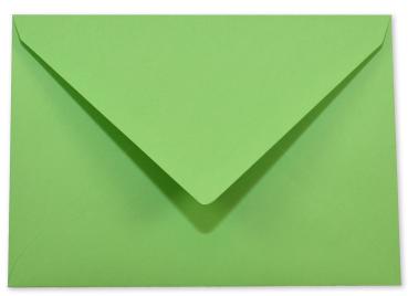 Briefumschläge - Briefhüllen in pistazie, DIN A5 120g/m² oF, Nassklebung