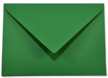 Briefumschläge - Briefhüllen in weihnachtsgrün, DIN A5 120g/m² oF, Nassklebung