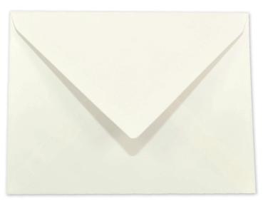 Briefumschläge - Briefhüllen in ivory, DIN C6 120g/m² oF, Nassklebung