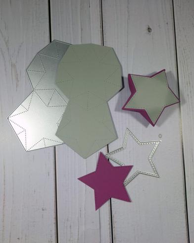 Preview: Kulricke Stanzschablone "Sternbox" Craft Die