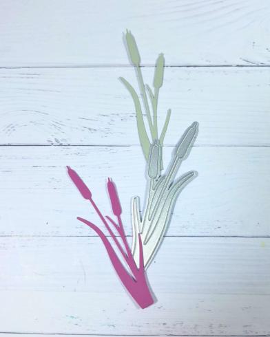 Preview: Kulricke Stanzschablone "Rohrkolben" Craft Die 