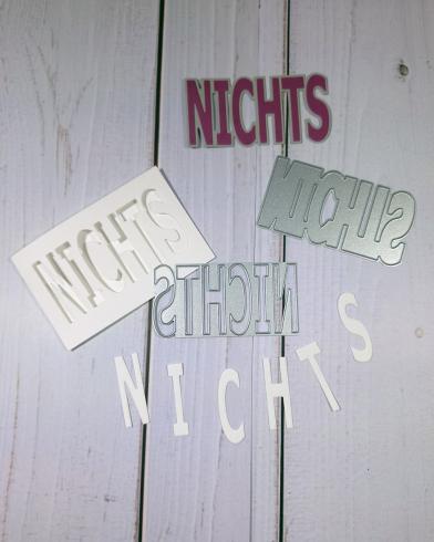 Preview: Kulricke Stanzschablone "Nichts Insert mit Aufleger" Craft Die