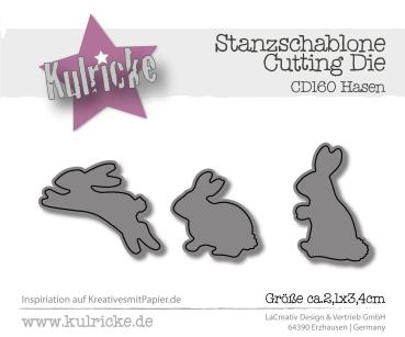 Kulricke Stanzschablone "Hasen" Craft Die | Stanze