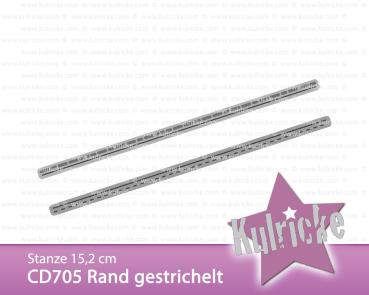 Kulricke Stanzschablone "Rand gestrichelt" Craft Die | Stanze