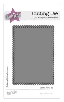 Kulricke Stanzschablone "Aufleger A6 Briefmarke" Craft Die  | Stanze
