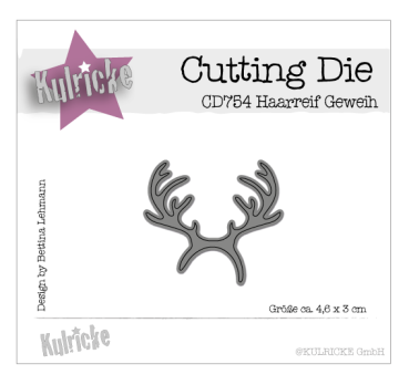 Kulricke Stanzschablone "Haarreif Geweih" Craft Die | Stanze