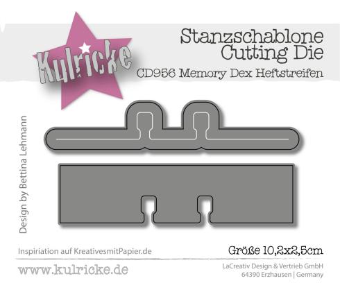 Kulricke Stanzschablone "Memory Dex Heftstreifen" Craft Die 