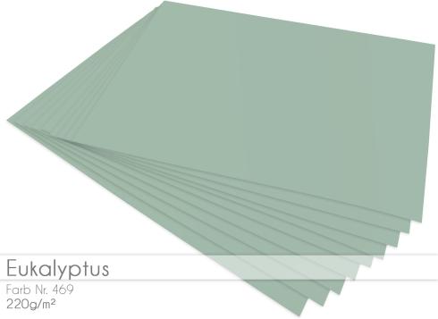 Scrapbooking-/ Bastelpapier 220g/m² DIN A3 in eukalyptus