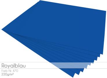 Scrapbooking-/ Bastelpapier 220g/m² DIN A3 in royalblau