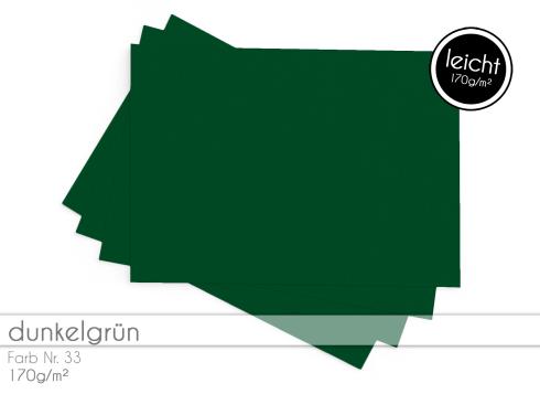 Tonkarton 160 g/m² – DIN A4 – dunkelgrün