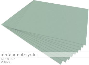 Scrapbooking-/ Bastelpapier 220g/m² DIN A3 in struktur eukalyptus