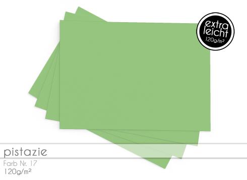 Tonkarton - Tonpapier DIN A4 120g/m² - 25 Bogen in pistazie