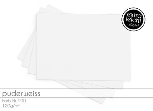 Tonkarton - Tonpapier DIN A4 100g/m² - 25 Bogen in puderweiss