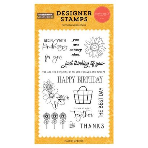 Carta Bella - Stempelset "Begin With Kindness" Clear Stamps