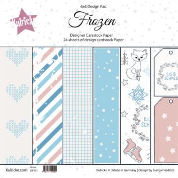 Designpapier Frozen 6x6