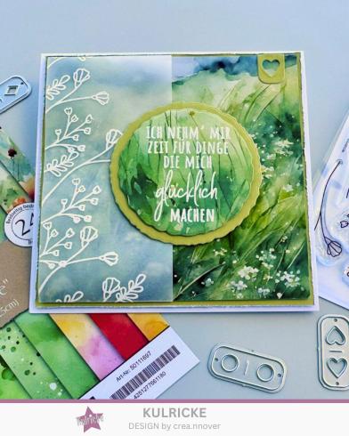 Kulricke Stempel "Zeit für Glück" Clear Stamp