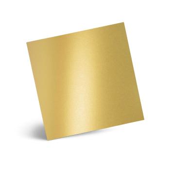 Karte - Einlegekarte 15x15 cm 250g/m² in metallic gold