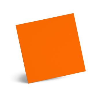 Karte - Einlegekarte 15x15 cm 240g/m² in orange
