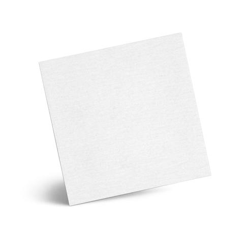 Karte - Einlegekarte 15x15 cm 240g/m² in leinen (weiss)
