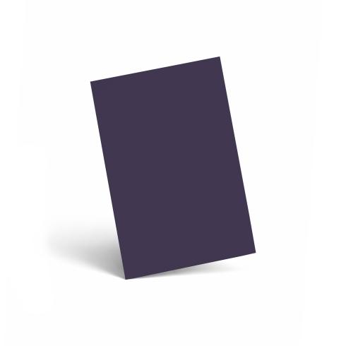 Karte - Einlegekarte DIN A6 225g/m² in aubergine
