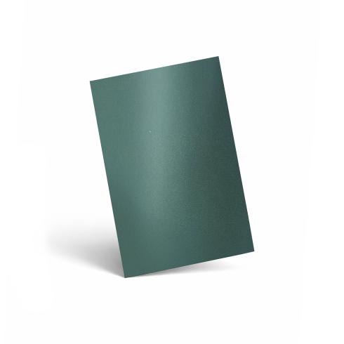 Karte - Einlegekarte DIN A6 250g/m² in metallic grün