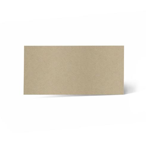 Karte - Einlegekarte DIN Lang 220g/m² in kraft grau