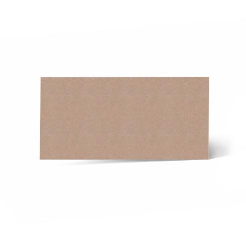 Karte - Einlegekarte DIN Lang 220g/m² in kraft rose