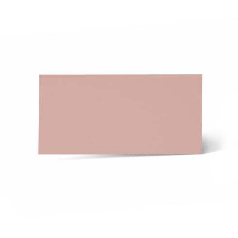 Karte - Einlegekarte DIN Lang 220g/m² in altrosa