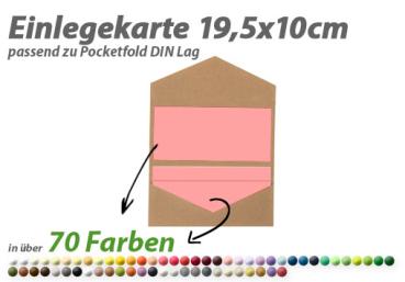 Einlegekarte DIN Lang