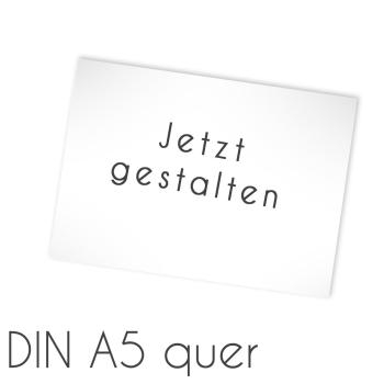 Einlegekarte DIN A5 quer