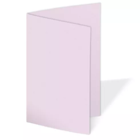 Doppelkarte - Faltkarte 240g/m² DIN B6 in pastell-lila