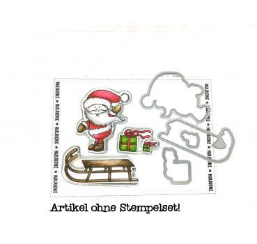 Kulricke Stanzschablone "Nikolaus mit Geschenk" Craft Die | Stanze