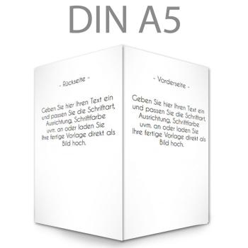 Klappkarte DIN A5 (eigenes Design) selbst gestalten