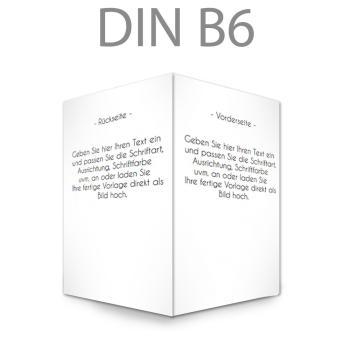 Klappkarte DIN B6 außen