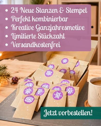 Preview: Kulricke Adventskalender STEMPEL & STANZEN - 2026