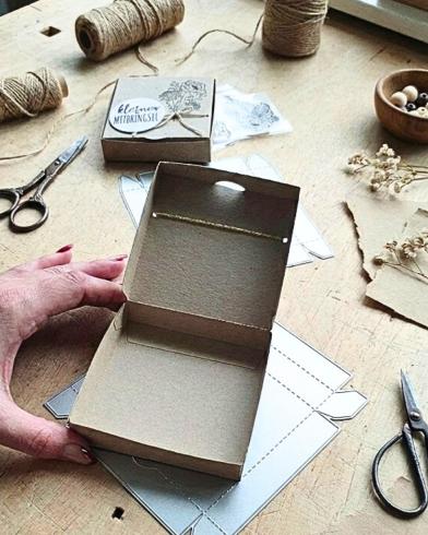 Preview: Kulricke Stanzschablone "Pizza Box XL" Craft Die | Boxenstanze | Stanze