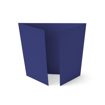 Altarfalz-Karte quadratisch (14,8x14,8cm) 210g/m² in struktur dunkelviolett